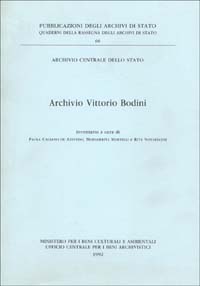 Archivio Vittorio Bodini. Inventario