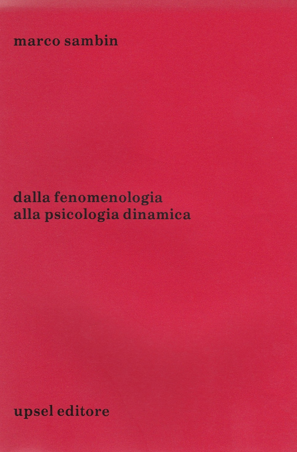Dalla fenomenologia alla psicologia dinamica