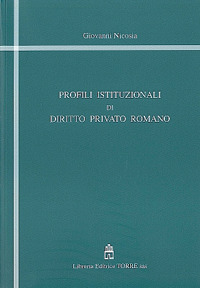Profili istituzionali di diritto privato romano