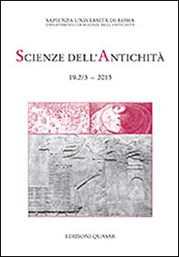 Scienze dell'antichità. Storia, archeologia, antropologia (2013). Ediz. italiana e inglese. Vol. 19: Mura di legno, mura di terra, mura di pietra. Fortificazioni nel Mediterraneo antico
