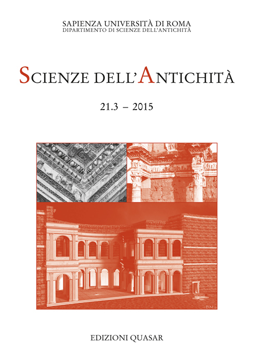 Scienze dell'antichità. Storia, archeologia, antropologia. Vol. 21
