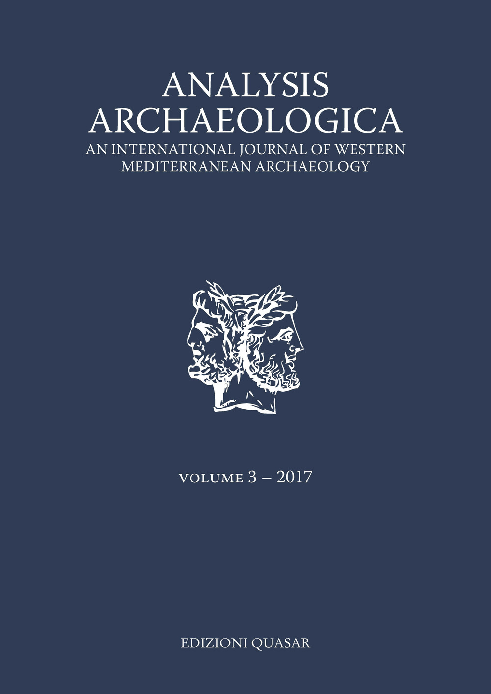 Analysis archaeologica. An international journal of western mediterranean archaeology. Vol. 3