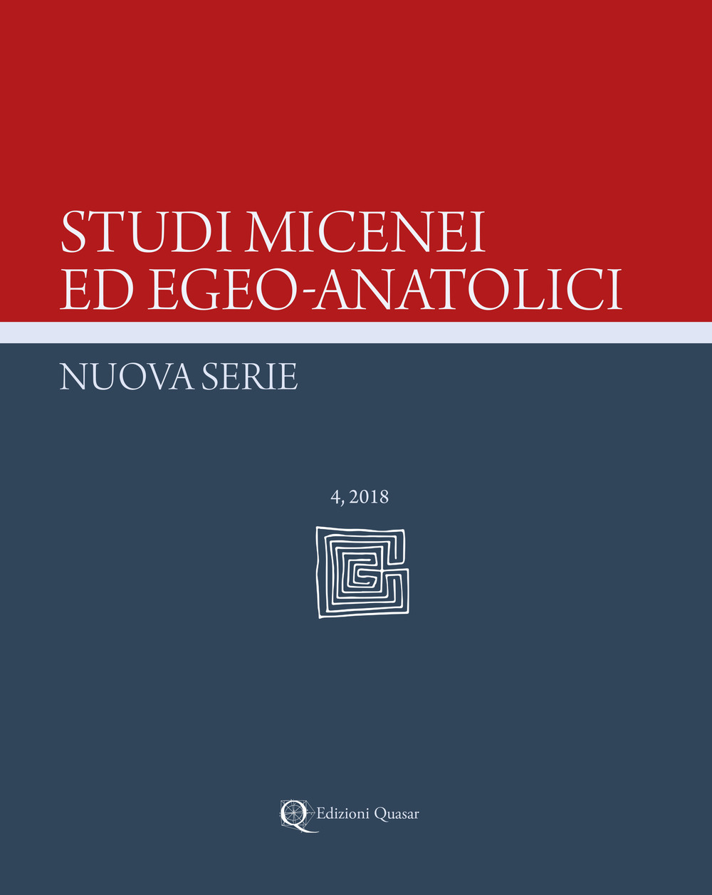 Studi micenei ed egeo-anatolici. Nuova serie. Vol. 4