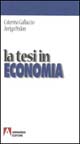 La tesi in economia