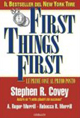First things first. Le prime cose al primo posto