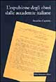L'espulsione degli ebrei dalle accademie italiane