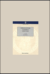 Giornata di studio in onore di Mario Fondi
