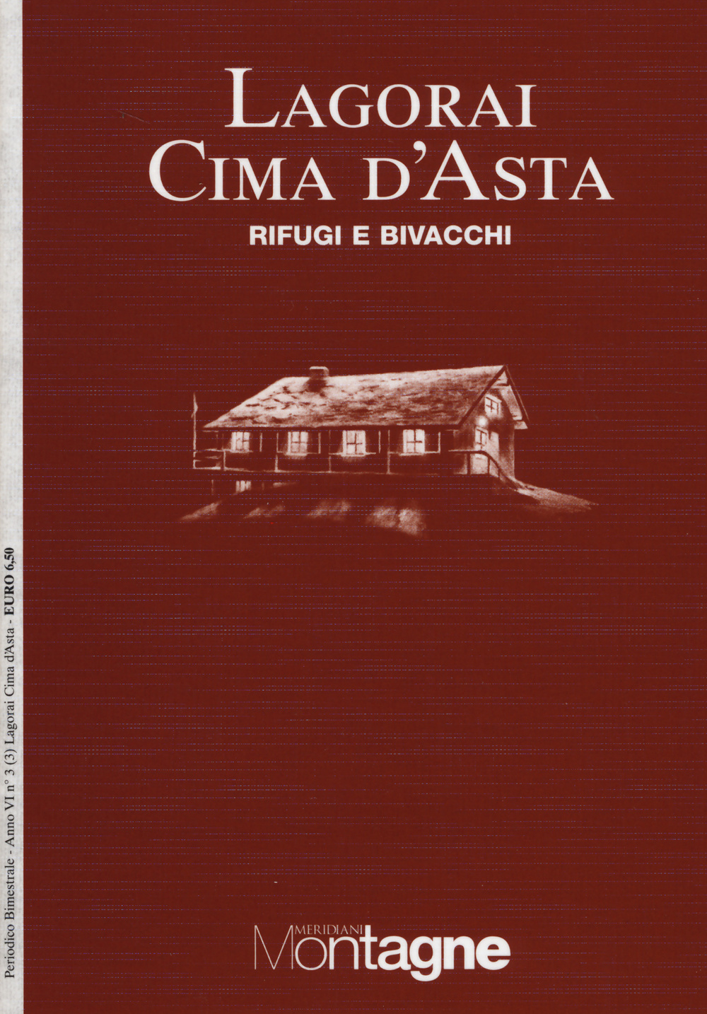 Lagorai, Cima d'Asta. Con carta 1:30.000