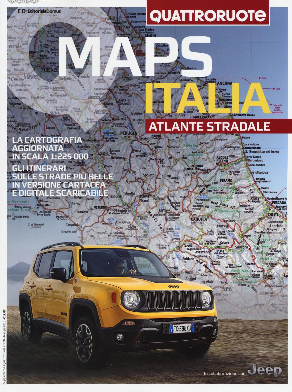 Qmaps Italia. Atlante stradale. Quattroruote