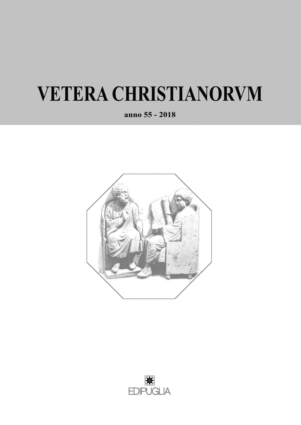 Vetera christianorum. Rivista del Dipartimento di studi classici e cristiani dell'Università degli studi di Bari. Vol. 55