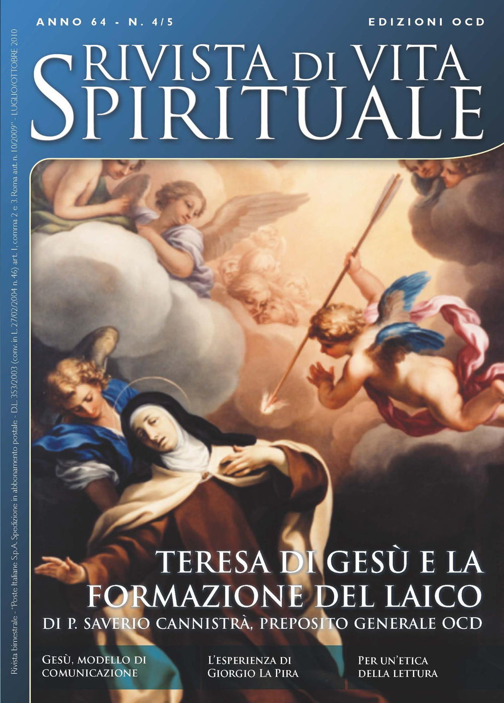 Rivista di vita spirituale (2010) vol. 4-5