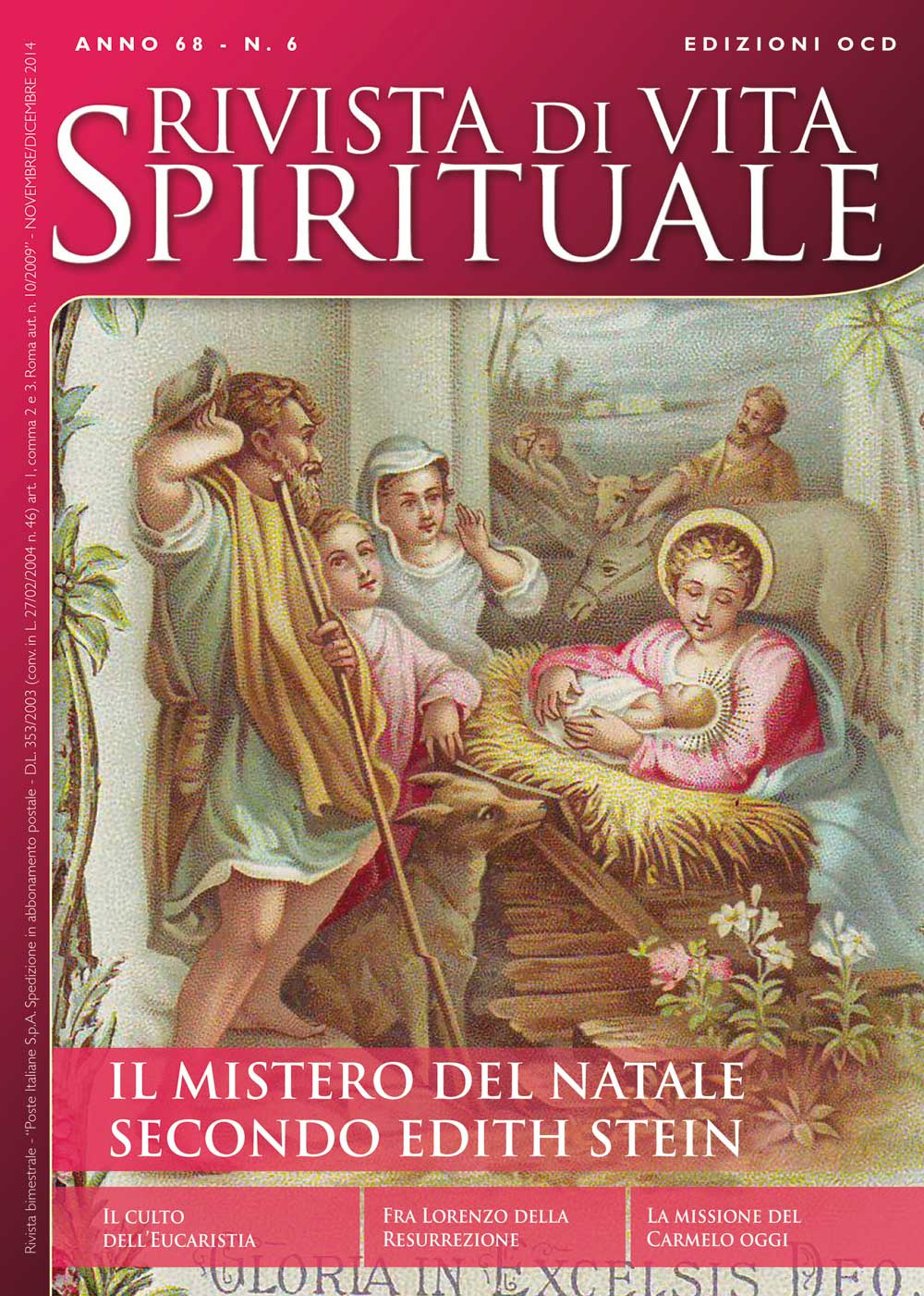 Rivista di vita spirituale. Vol. 6: Il mistero di Natale secondo Edith Stein