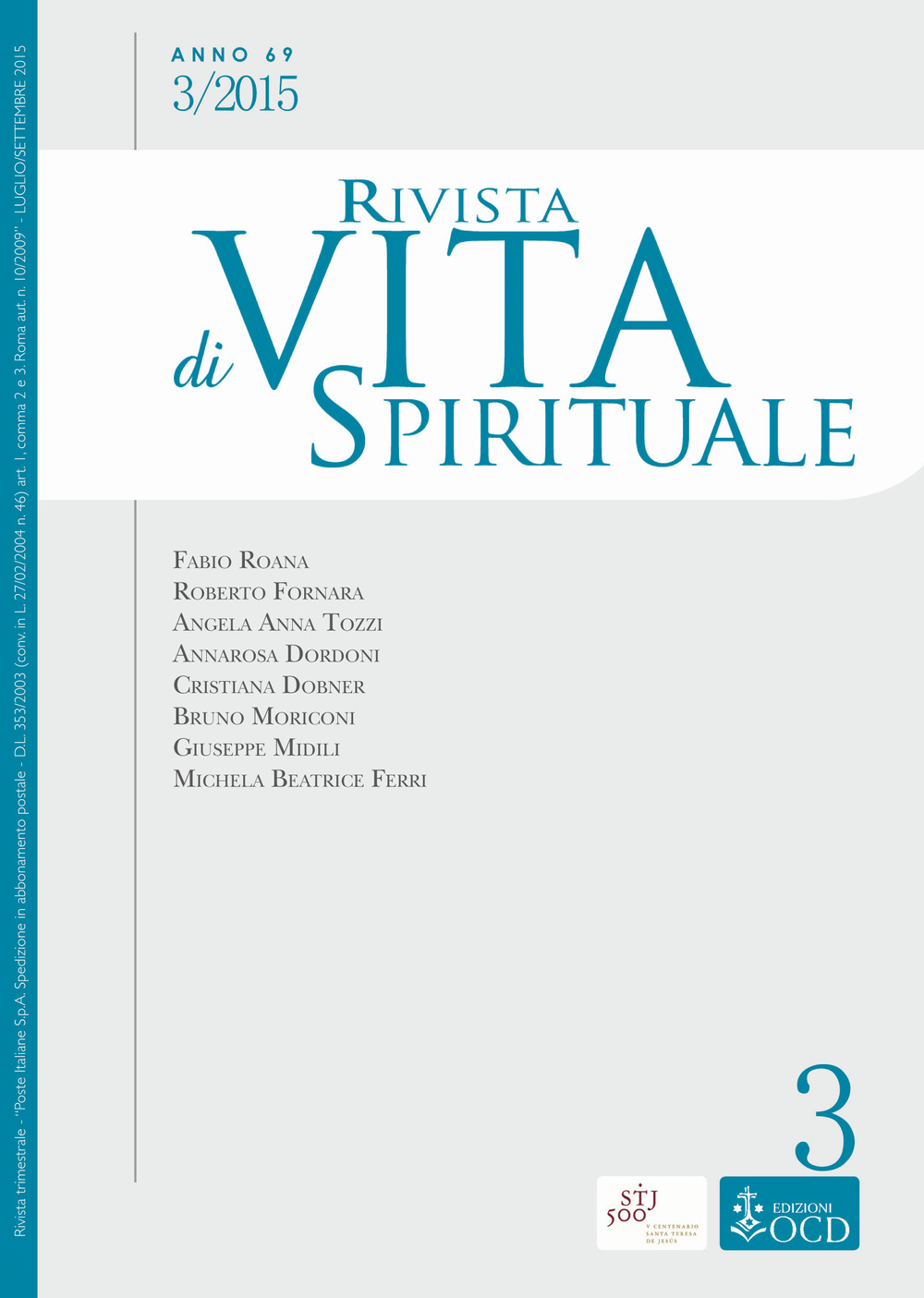 Rivista di vita spirituale. Vol. 3