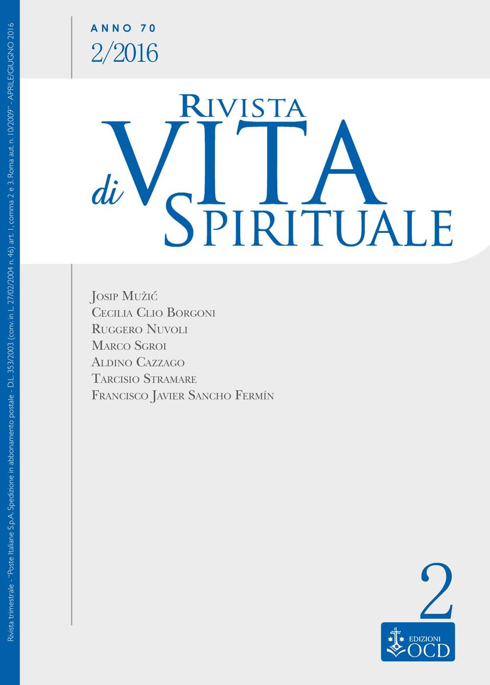 Rivista di vita spirituale. Vol. 2