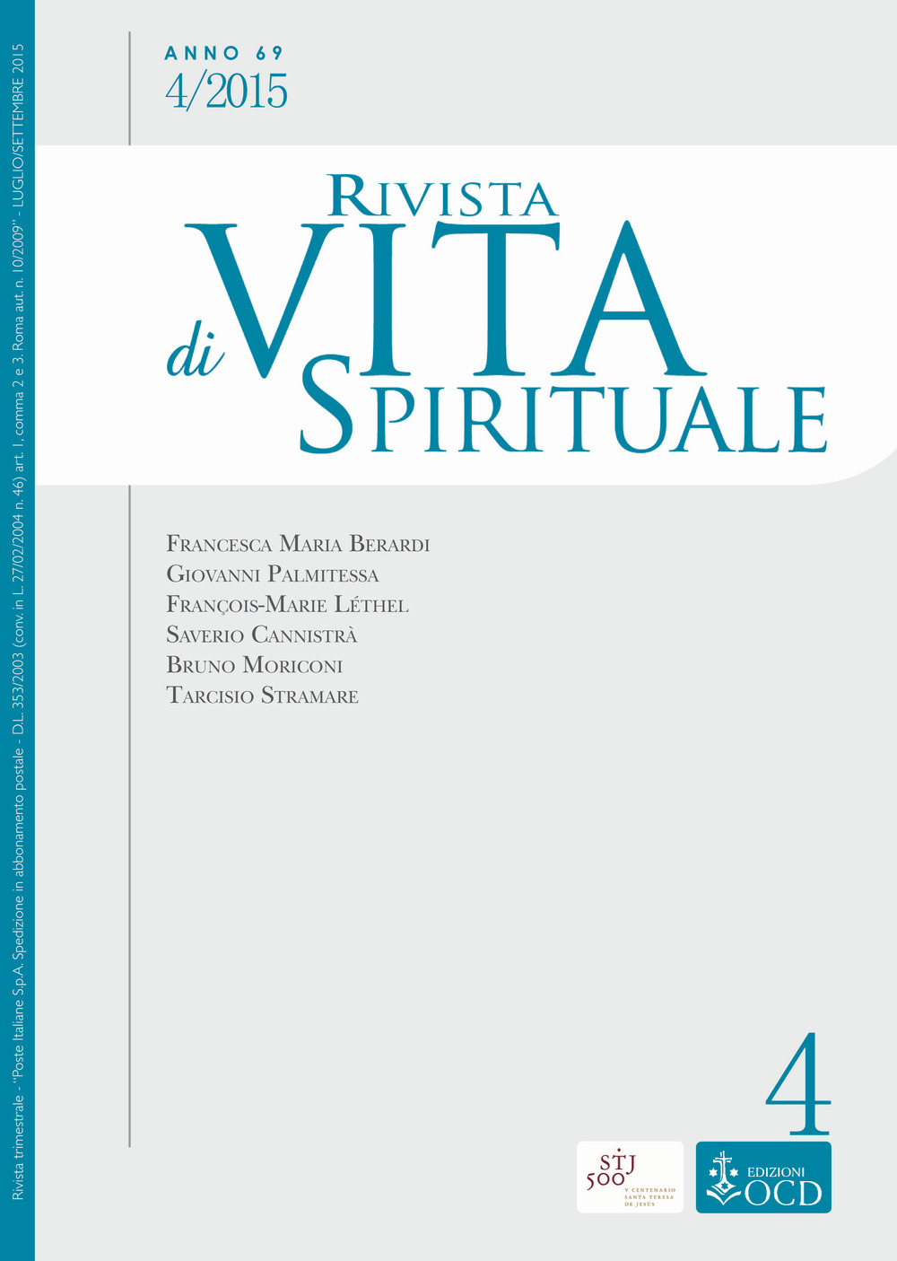 Rivista di vita spirituale. Vol. 4