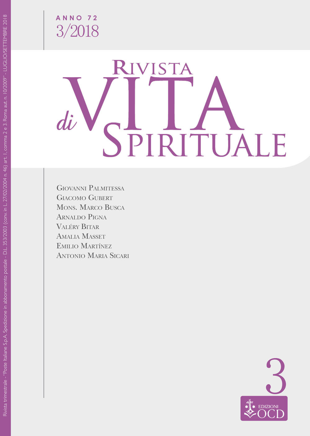 Rivista di vita spirituale. Vol. 3