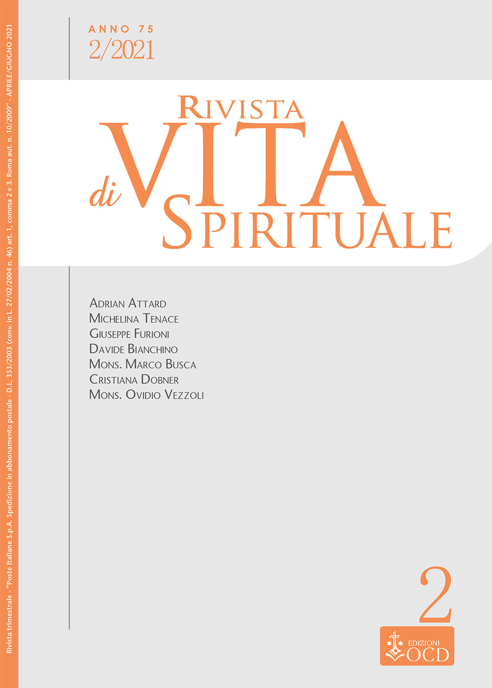 Rivista di vita spirituale. Vol. 2