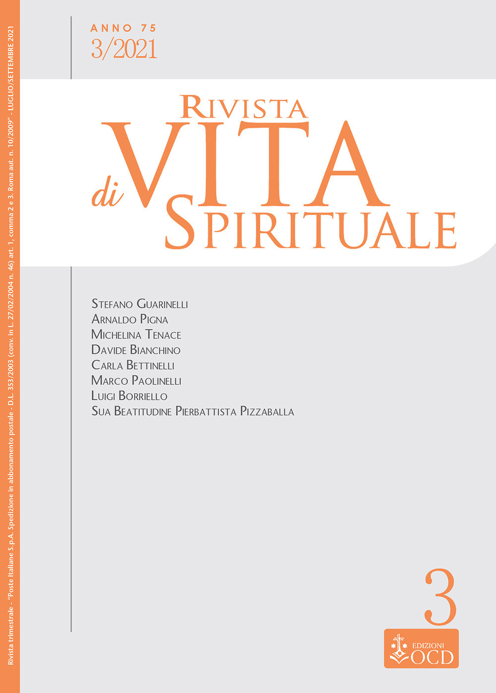 Rivista di vita spirituale. Vol. 3