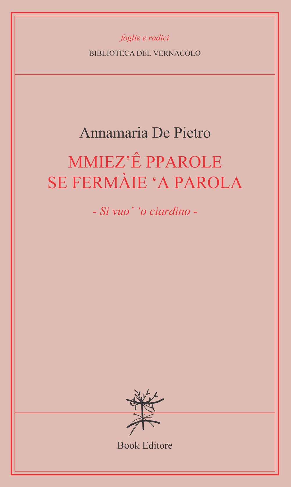 Mmiez'e pparole se fermàie 'a parola (Si vuo' ‘o ciardino)