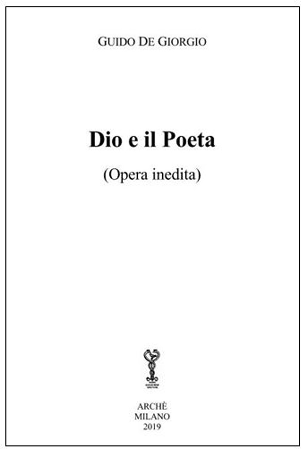 Dio e il poeta