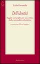 Dell'identità. Saggio sui luoghi: per una critica della razionalità urbanistica