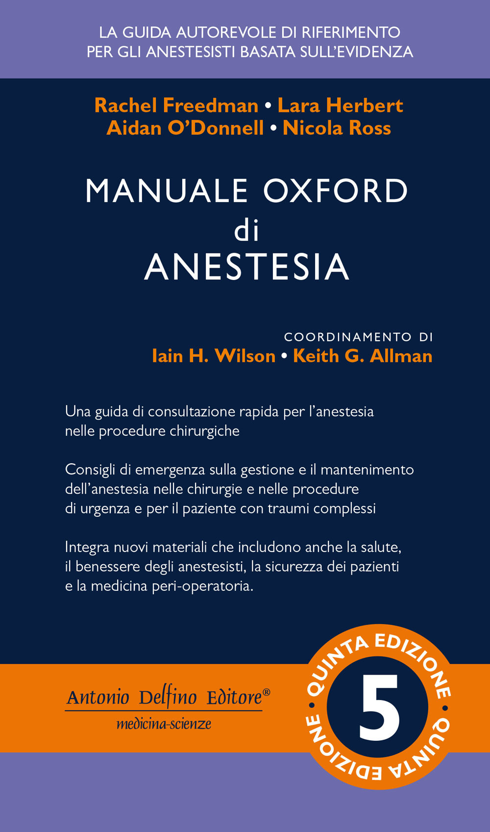Manuale Oxford di anestesia