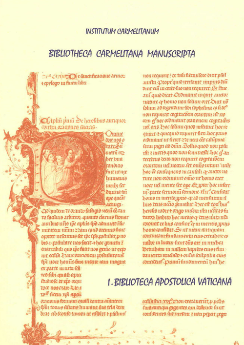 Manuscripts in the Vatican library relating to the Carmelite order