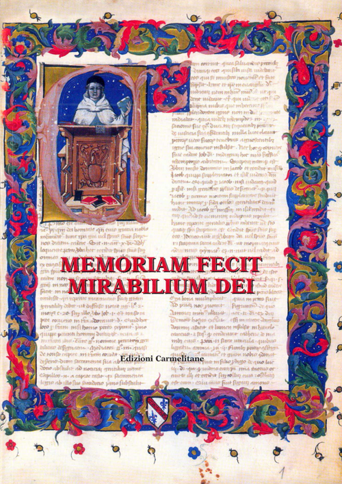 Memoriam fecit mitabilium dei. Scritti in onore di Emanuele Boaga