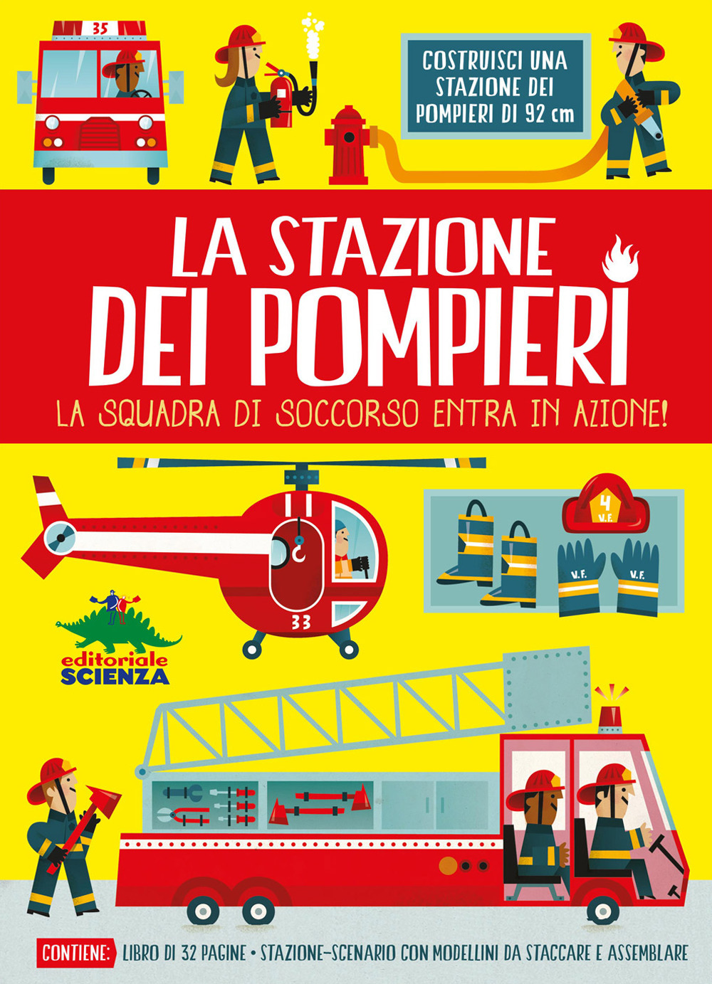 La stazione dei pompieri. La squadra di soccorso entra in azione!