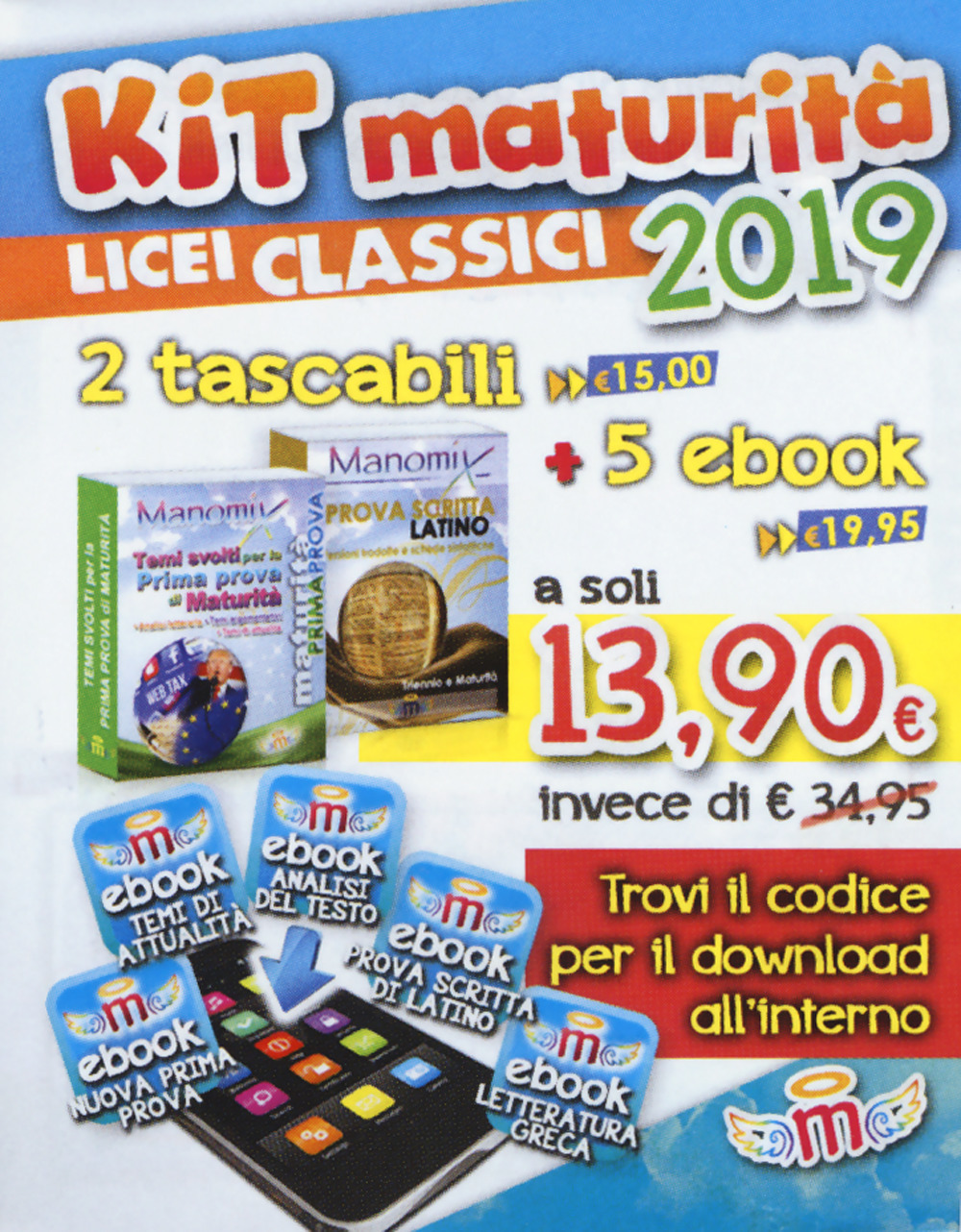 Manomix. Kit maturità 2019. Licei classici: Temi svolti per la prima prova di maturità-Prova scritta di latino