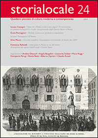 Storia locale. Quaderni pistoiesi di cultura moderna e contemporanea. Vol. 24