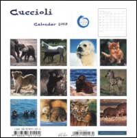 Cuccioli. Calendario 2003 spirale