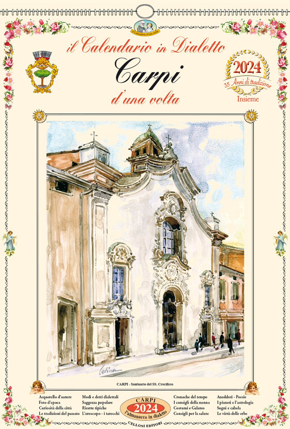 Il calendario in dialetto. Carpi d’una volta 2024