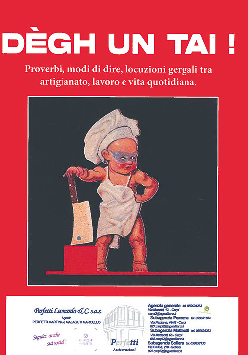 Degh un tai! Proverbi, modi di dire, locuzioni gergali tra artigianato, lavoro e vita quotidiana di Modena