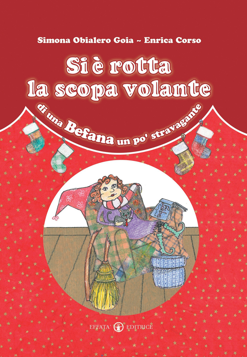 Si è rotta la scopa volante di una Befana un po' stravagante