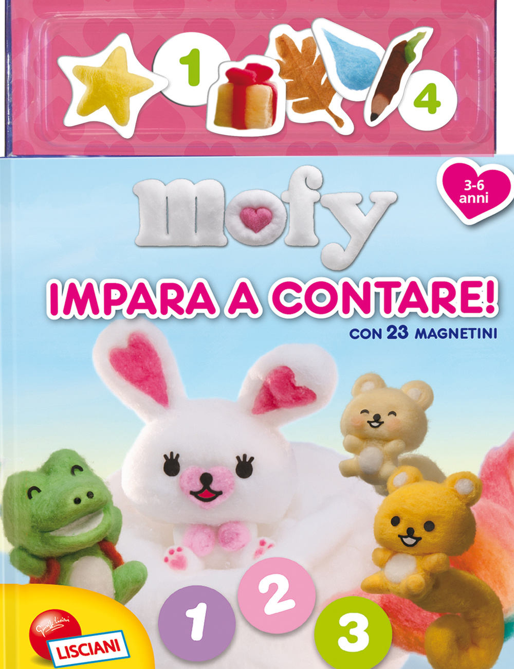 Impara a contare. Mofy. Libro magnetico
