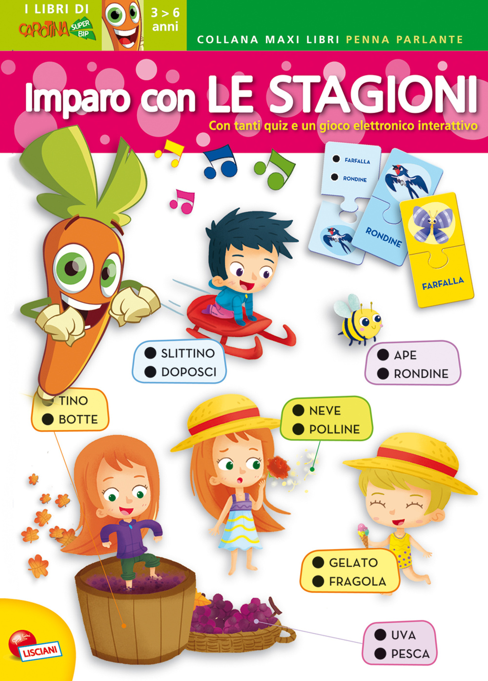 Imparo con le stagioni. Libro maxi carotina penna parlante