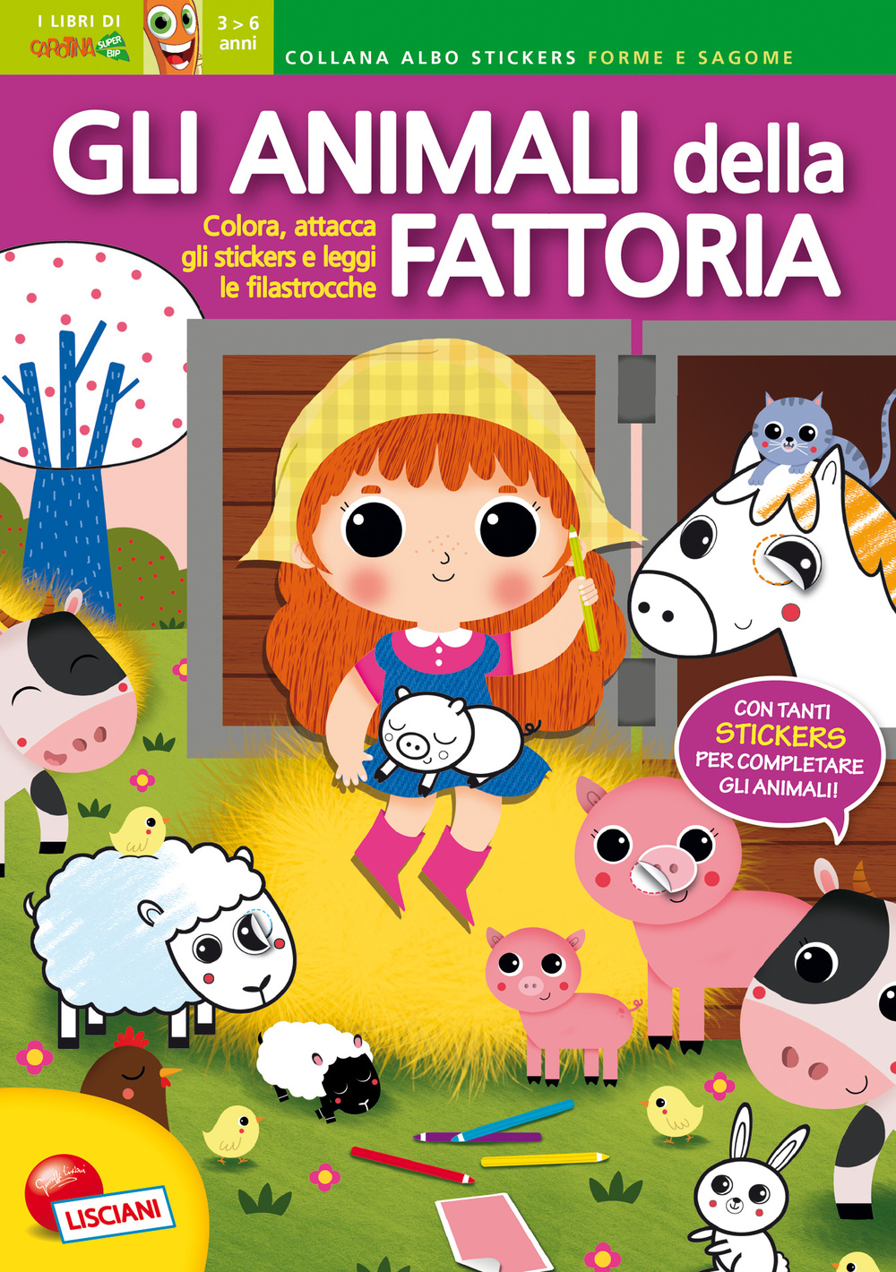 Gli animali della fattoria. Con adesivi