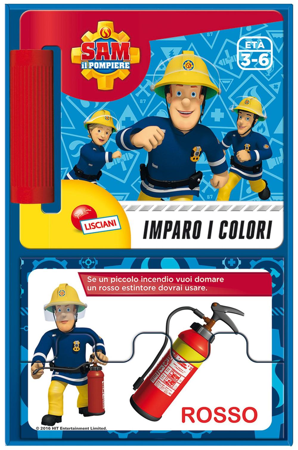 Sam il pompiere. Librogioco imparo i colori