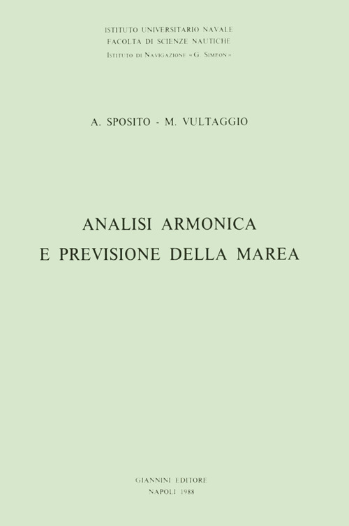 Analisi armonica e previsione della marea