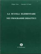 La scuola elementare nei programmi didattici