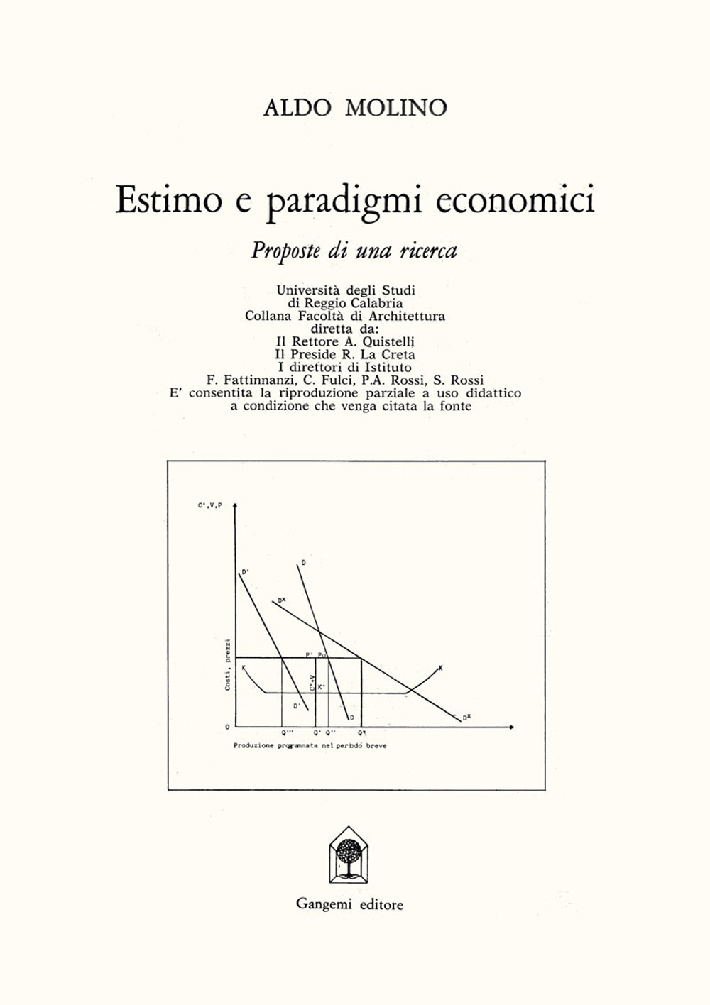 Estimo e paradigmi economici. Proposte di una ricerca