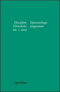 Discipline filosofiche. Vol. 2: Epistemologie pragmatiste