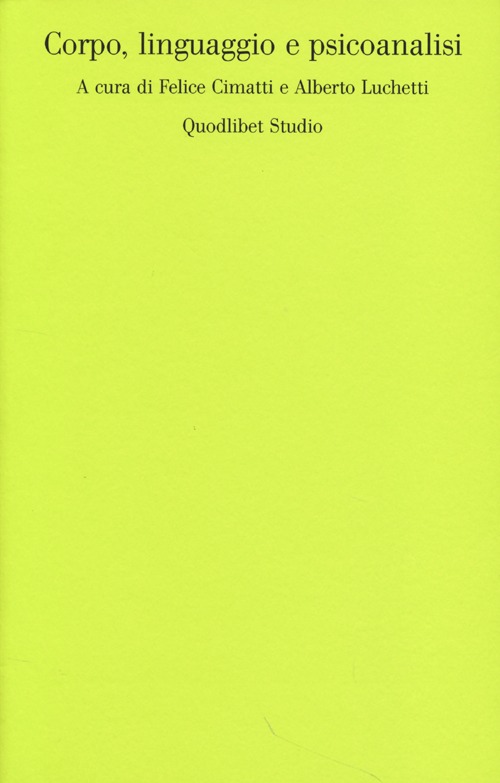 Corpo, linguaggio e psicoanalisi