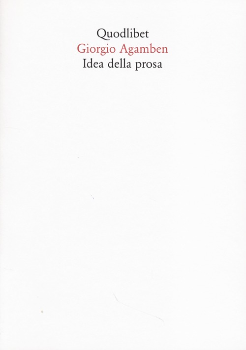 Idea della prosa