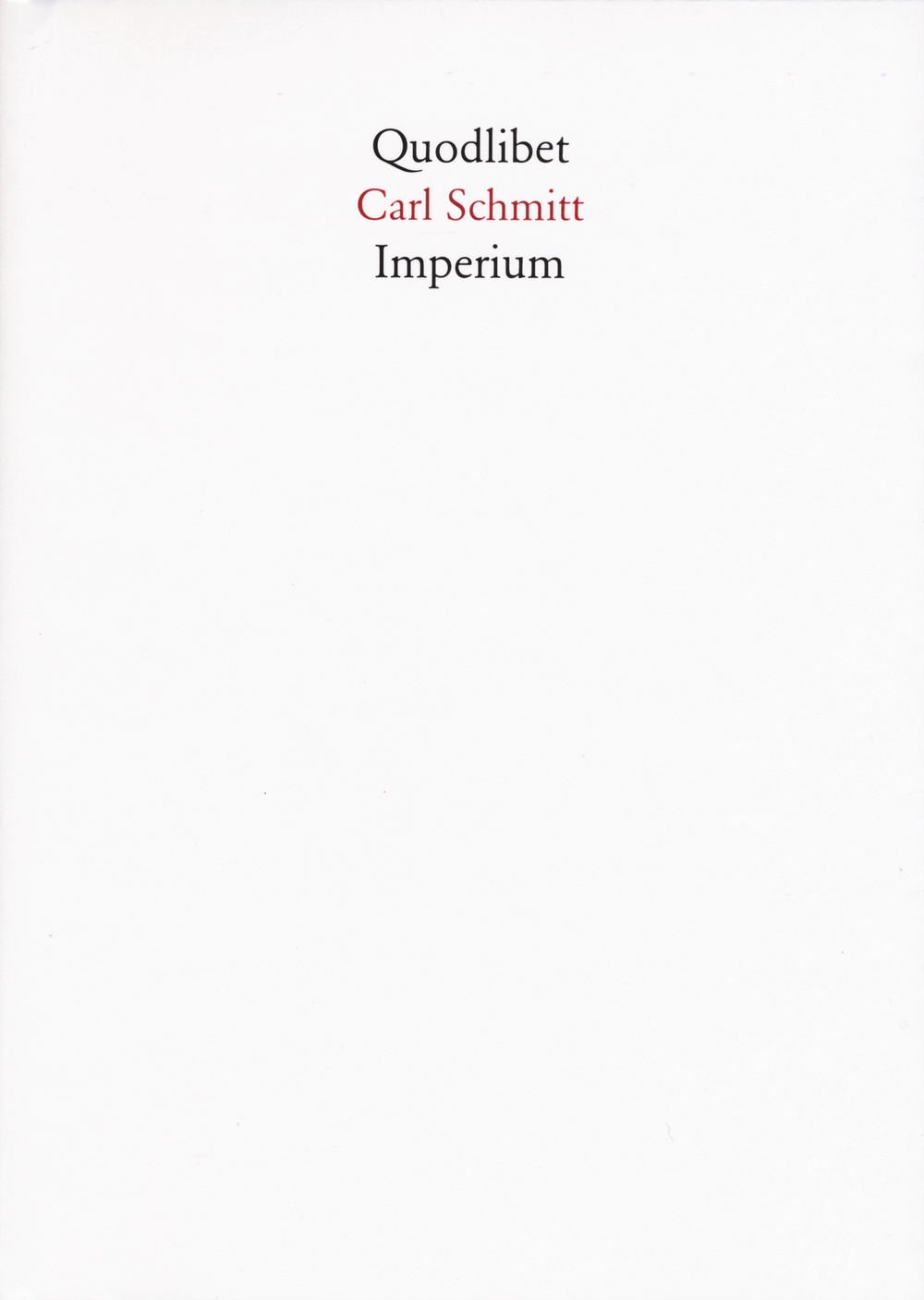 Imperium. Conversazioni con Klaus Figge e Dieter Groh 1971