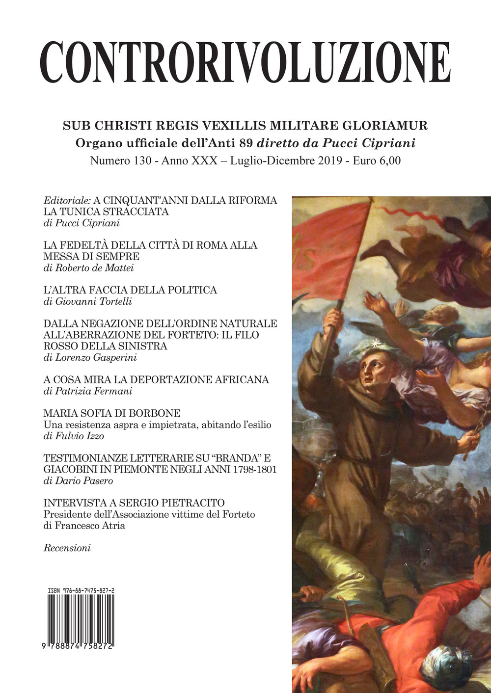 Controrivoluzione. Vol. 130: Luglio-Dicembre