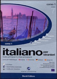 Italiano per stranieri. Livello principianti e falsi principianti. Inglese, francese, tedesco, spagnolo. Corso 1. 4 CD-ROM