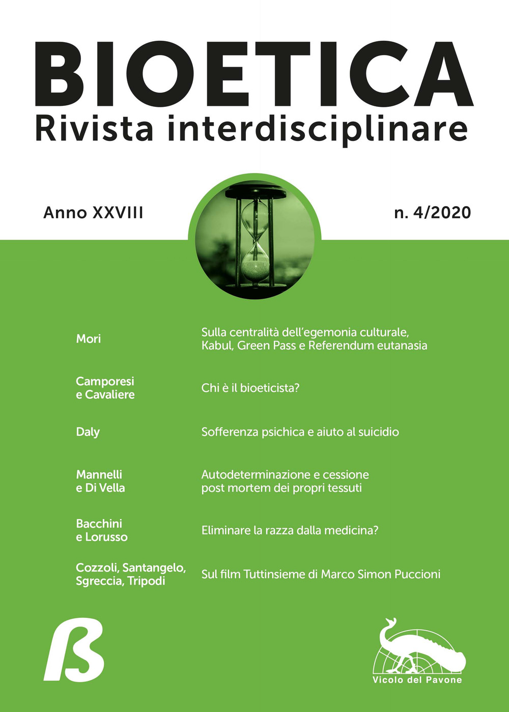 Bioetica. Rivista interdisciplinare. Vol. 4