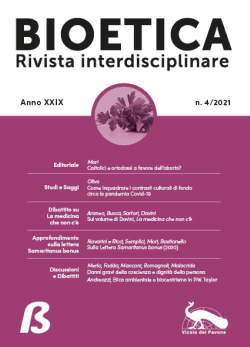 Bioetica. Rivista interdisciplinare. Vol. 4